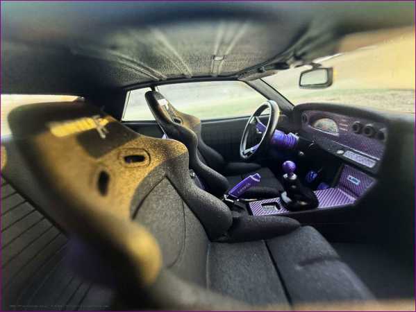 1:18 Toyota Celica (RA24) Restmod Purple Efekt Lackierrung 2015